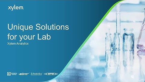 Xylem Lab Solutions Overview