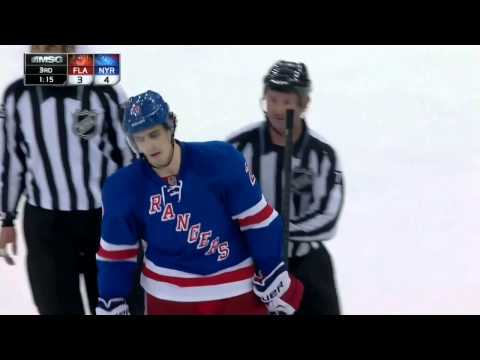 Chris Kreider takes out Scottie Upshall | 11/10/2013 [HD]