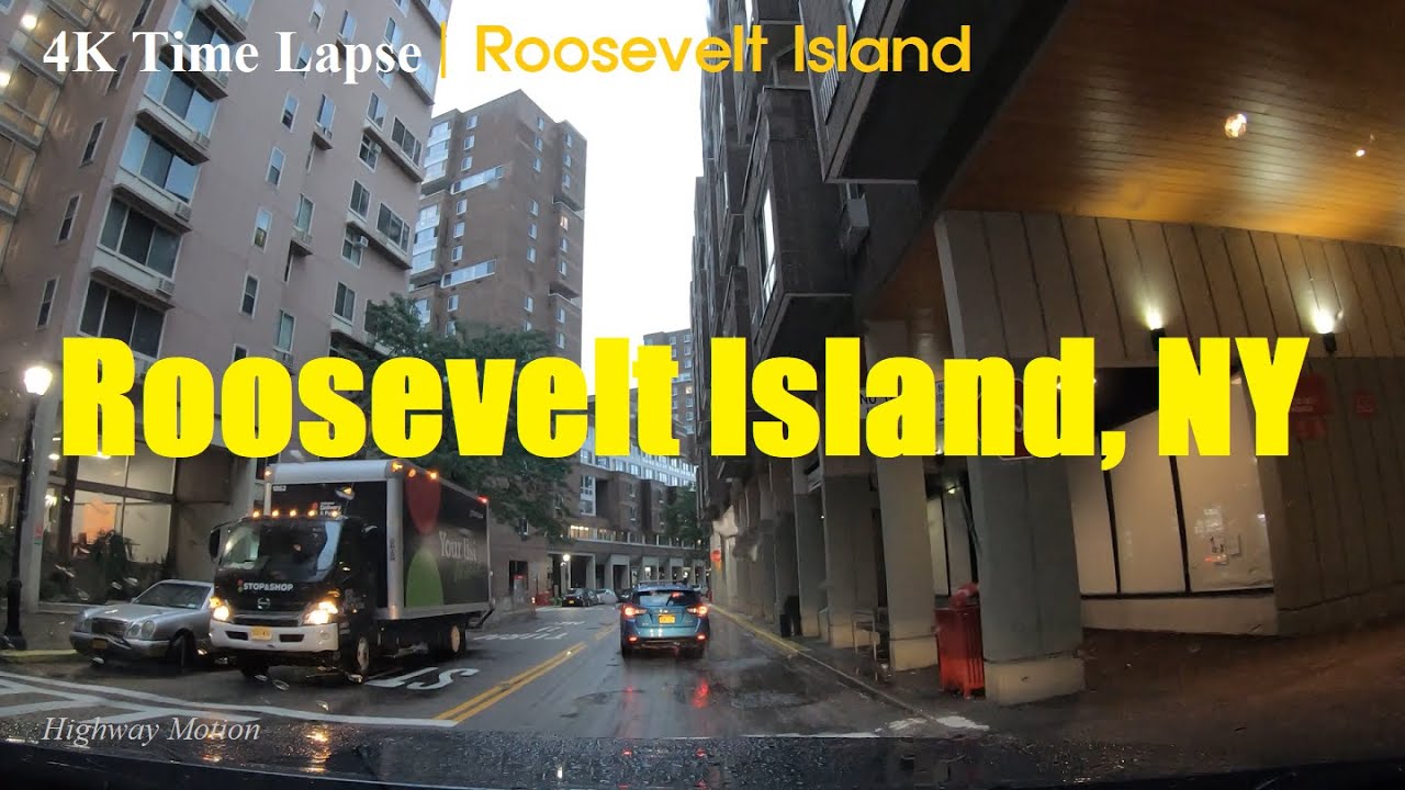 4K Time Lapse - Roosevelt Island - New York City