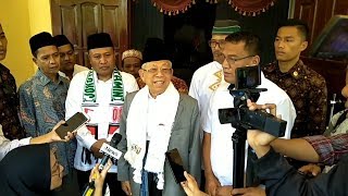 Jokowi Dilaporkan Ke Bawaslu, Ma'ruf: Dewasalah Menyikapi Debat