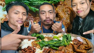 Learn how to cook Chicken curry (in my Style) mukbang with my Daughter n Son ||Akzz vlog|| Nagaland