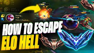 I WENT INTO BRONZE TO TEACH YOU HOW TO ESCAPE LOW ELO