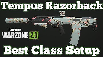 Call of Duty: Warzone 2.0 - New Tempus Razorback Best Class Setup