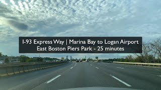 I-93 Express Way: Boston to Logan Airport & Piers Park! 🚗✈️🌉
