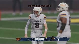 🎮GAMEPLAY Playstation 5 EA SPORTS COLLEGE FOOTBALL 26 : Michigan vs UTEP  
