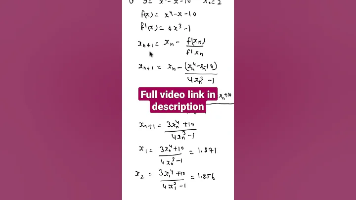newton raphson method | #math