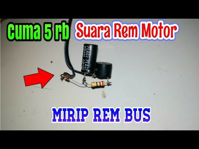 KEREN!! Cara mudah Bikin Suara Rem Angin di  Motor, Bunyi seperti Bus Mercedes class=