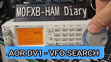 AOR DV1 - VFO SEARCH & SAVE