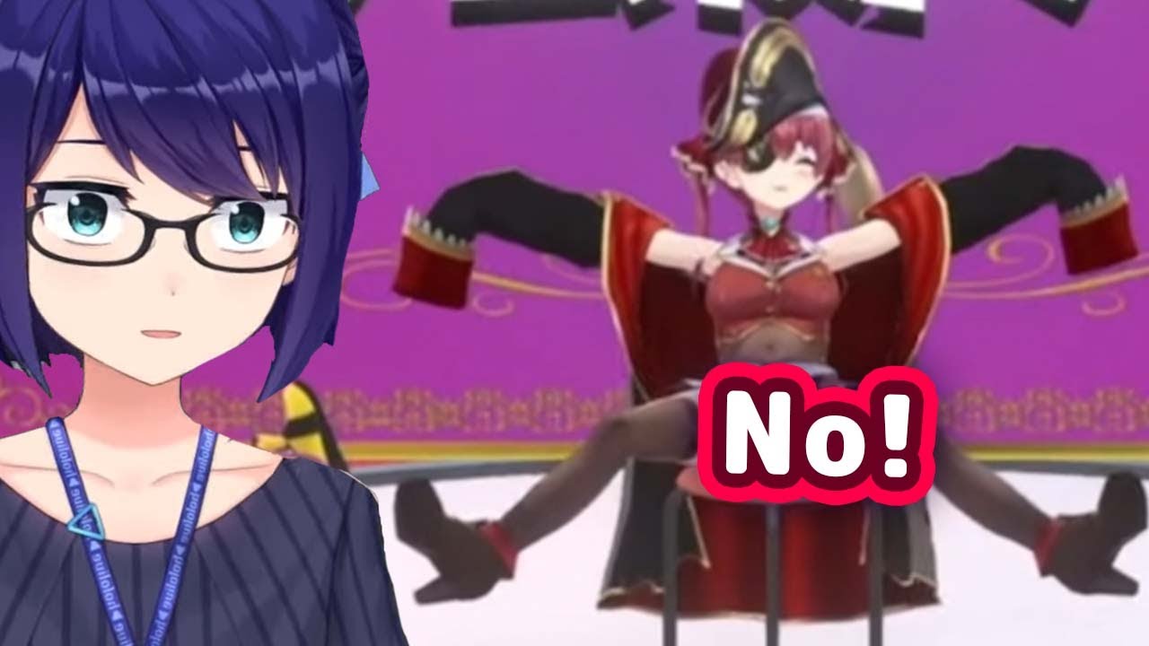 A-chan Gets Mad When Marine Can't Stop Spreading Her Legs 【ENG Sub/Hololive】