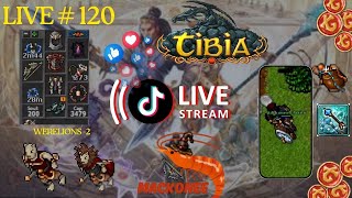RP 435+ | Werelions -2 | DEMASIADO PROFIT! HUNTS! Live #120 #tibia #cipsoft #mmorpg #tbiaglobal
