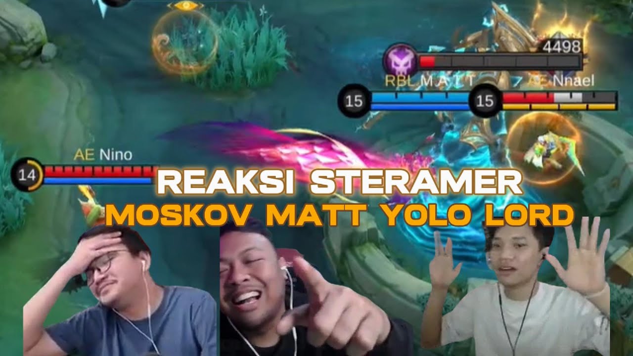 MOSKOV MATT BERULAH LAGI - REAKSI STREAMER MELIHAT MOSKOV MATT # ...