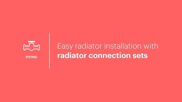MagiCAD 2021 UR-2 for Revit | Easy radiator installation with radiator connection sets