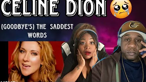 BEAUTIFUL SONG FOR HER MOM!!!  CELINE DION - GOODBYE'S THE SADDEST WORD (REACTION)