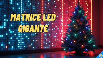 🎄Come Creare una Matrice LED Gigante per l’Albero di Natale | WLED Tutorial Completo