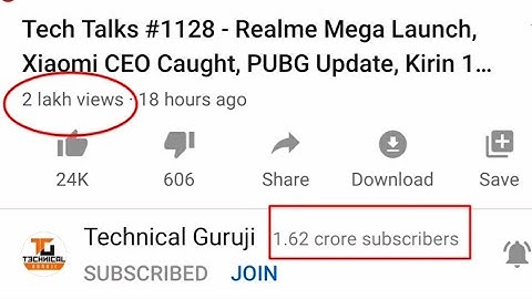 How to Change youtube view count format million to lakhs and crores