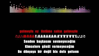 Bile Bile Sevdim O Vefasızı KARAOKE [Cover] Sol diyez Karar