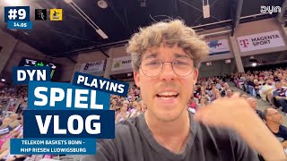 Dyn Spiel #vlog PlayIns Telekom Baskets Bonn - MHP Riesen Ludwigsburg @sannybasket