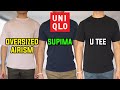 Which UNIQLO T-Shirt Is Best? | AIRism VS Supima VS U Comparison