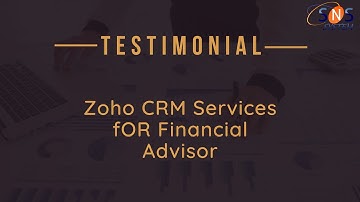 Zoho CRM Services for Financial Advisors | Success Story