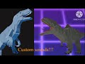 Chaos giga and chaos raptor custom sounds  dinosaur arcade