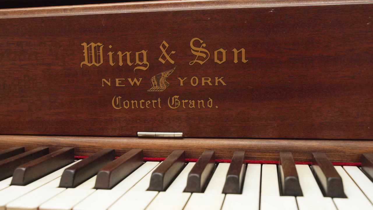 1903 Wing & Son Five Pedal "Upright Grand" Piano