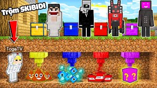 TÔ GÀ THỬ THÁCH 24H TRỘM NHÀ SKIBIDI, CAMERA MAN, SPEAKER MAN VÀ TV MAN TRONG MINECRAFT