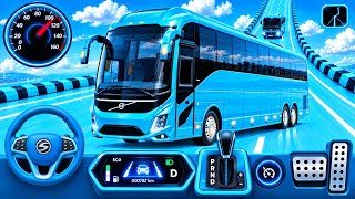 🚍💨 Extreme Bus Stunt RacingImpossible Ramp Adventure 🚀 Android Game Gameplay screenshot 5