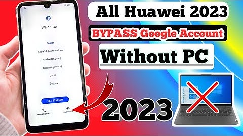 All HUAWEI FRP Bypass Without Pc 2023 | Remove Google Account Fix