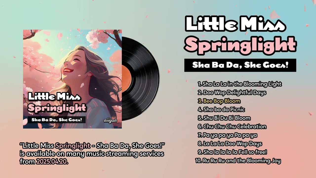 "Little Miss Springlight – Sha Ba Da, She Goes!" Full Album Digest Now Available