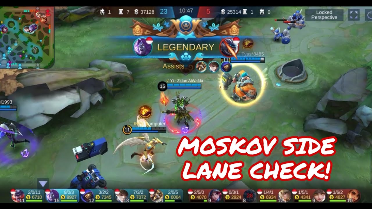MOSKOV SIDE LANE MASI WORTH LAH.. MOBILE LEGENDS - YouTube