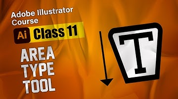 Adobe Illustrator Course - Area Type Tool - Class 11 in Urdu / Hindi