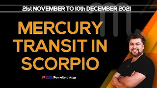 Mercury Transit in Scorpio || 21st November 2021 || Know the secrets ||  Analysis by Punneit