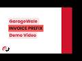 GarageWale Partner App | Invoice Prefix Setup Demo 🔢