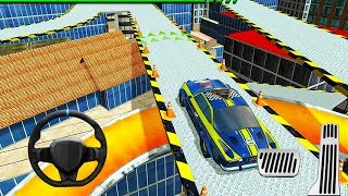 الأعمال المثيرة السيارة سقف القفز ألعاب وقوف السيارات screenshot 1
