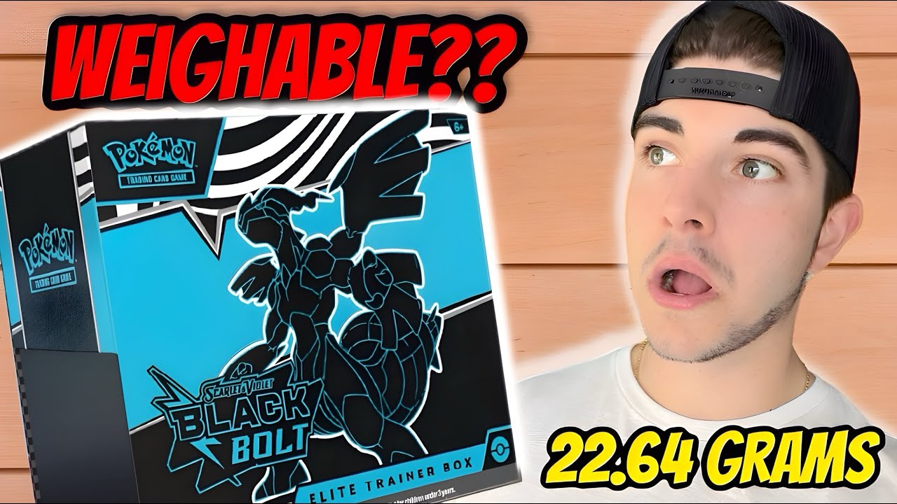 Is Pokemon Black Bolt *WEIGHABLE* ???