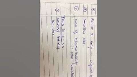 Video 9: issues in KNN