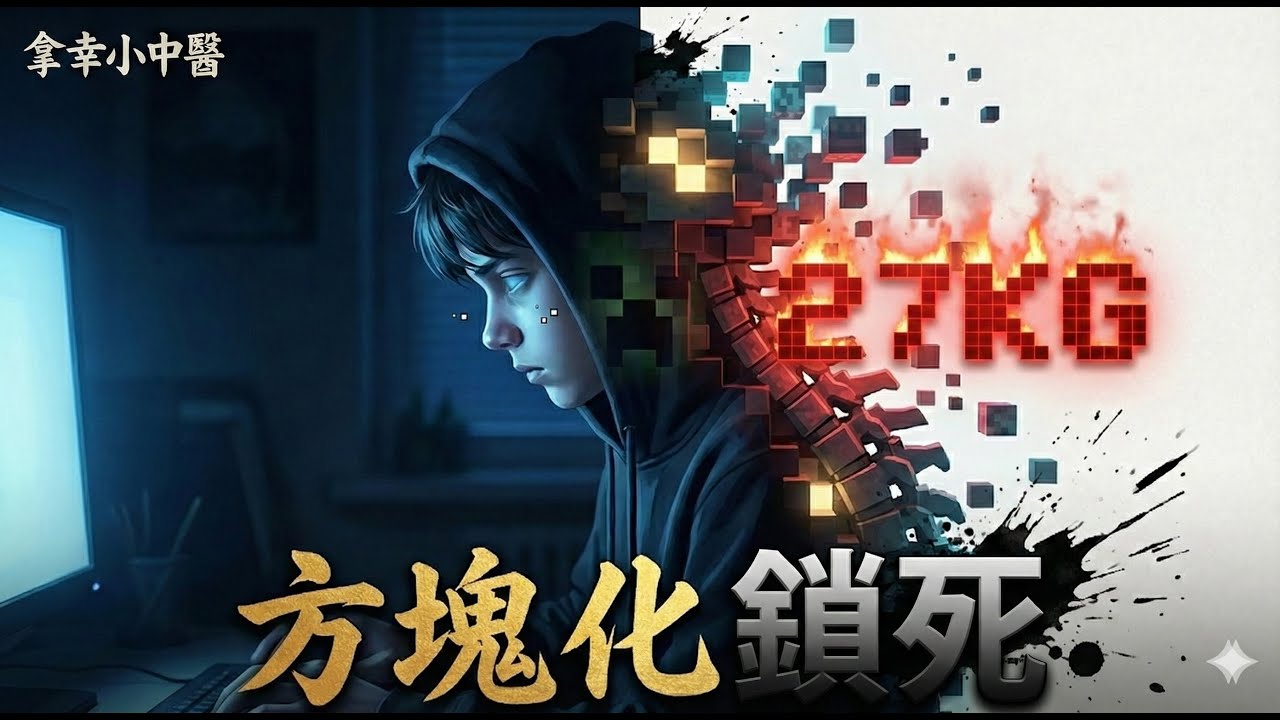 【我的世界】不是懶！14歲少年沉迷 Minecraft 的生理代價：你的身體正在「方塊化」鎖死