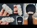 Lace Bow Clip ✅✅ How to make Flower Bow Clip.🌸