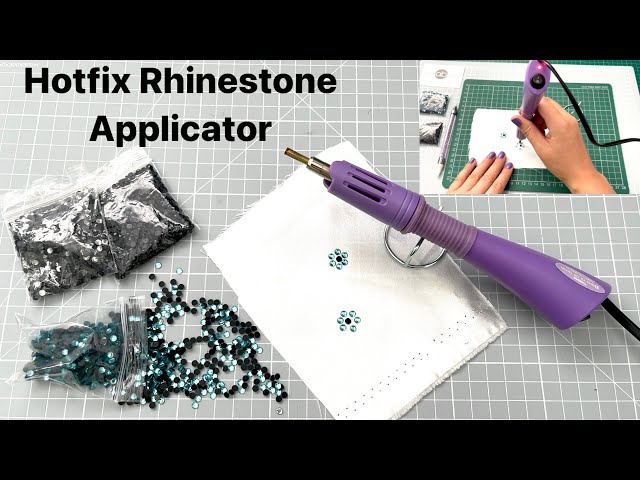 Hotfix Rhinestone Applicator, how to use gem tool, Rhinestone diy tutorial,  Crafts DIY, Anita Benko 