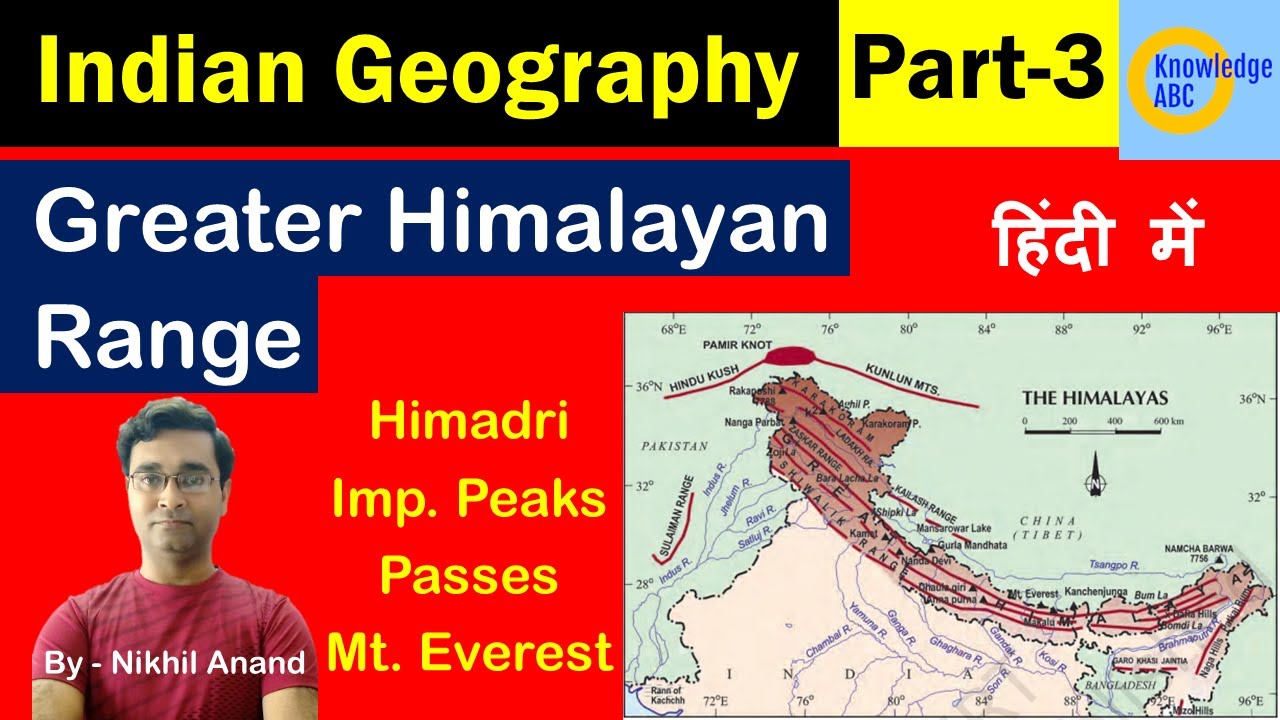 Greater Himalayan Range Geography Himadri Himalayan Mountains