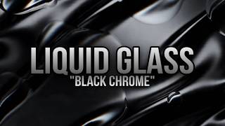 10 Hours Black Chrome with Liquid Glass Animation for TV