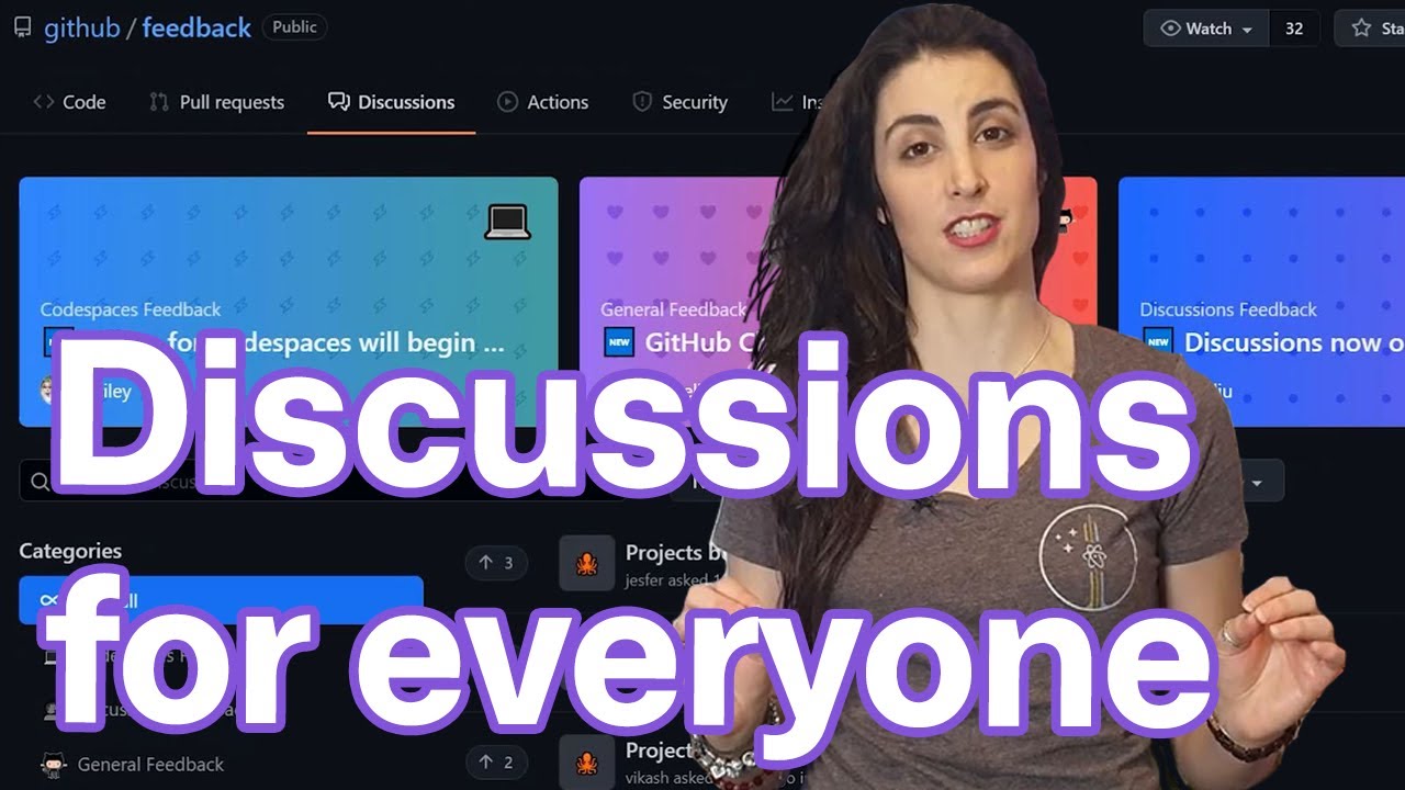 Connect with your community with GitHub Discussions - YouTube