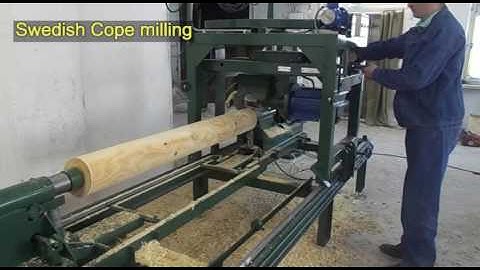 Woodlandia Log Lathe LL-123 (Log Home Milling Machine)