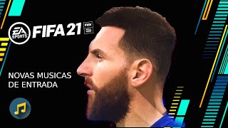 FIFA 21 NOVA FACE DE MESSI E NEYMAR CRISTIANO RONALDO  NOVAS MUSICAS DE ENTRADA  EM CAMPO  E MAIS CO