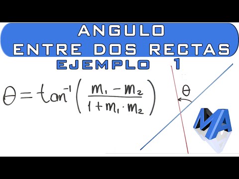 Video: Cómo Determinar El ángulo Entre Dos Líneas Rectas