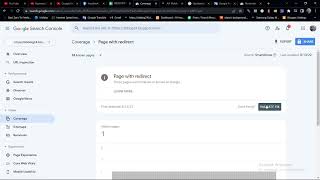 Page With Redirect Google Search Console | redirect error Search Console