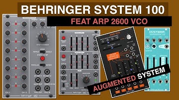 BEHRINGER Extended System 100 feat. ARP 2600-VCO Hysteria osc. Ambient generative modular music
