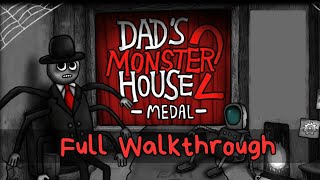 Dad's Monster House 2 Medal Walkthrough (Cotton Game) screenshot 1