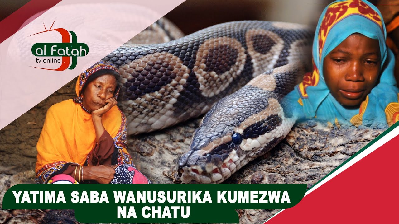 YATIMA SABA WANUSURIKA KUMEZWA NA CHATU