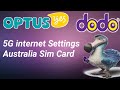 Optus 5G apn MMS Settings 2022 | optus sim | Australia sim card